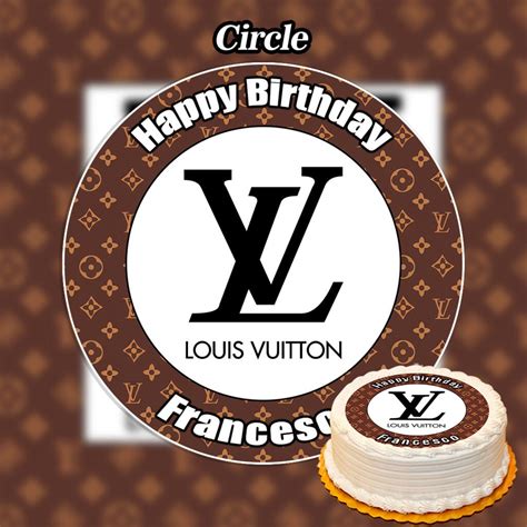 louis vuitton edible image